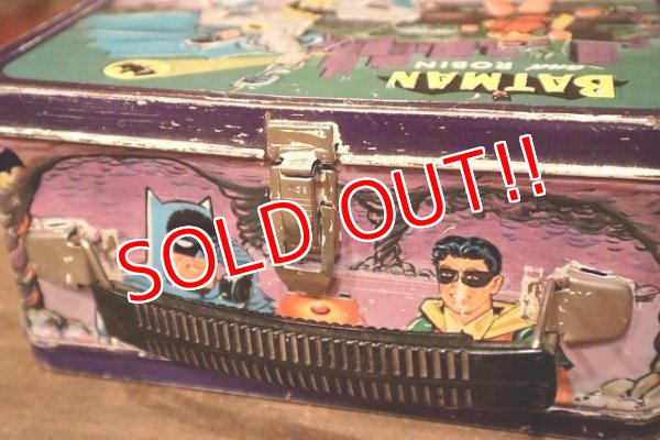 画像10: ct-221201-124 BATMAN and ROBIN / ALADDIN 1966 Metal Lunch Box
