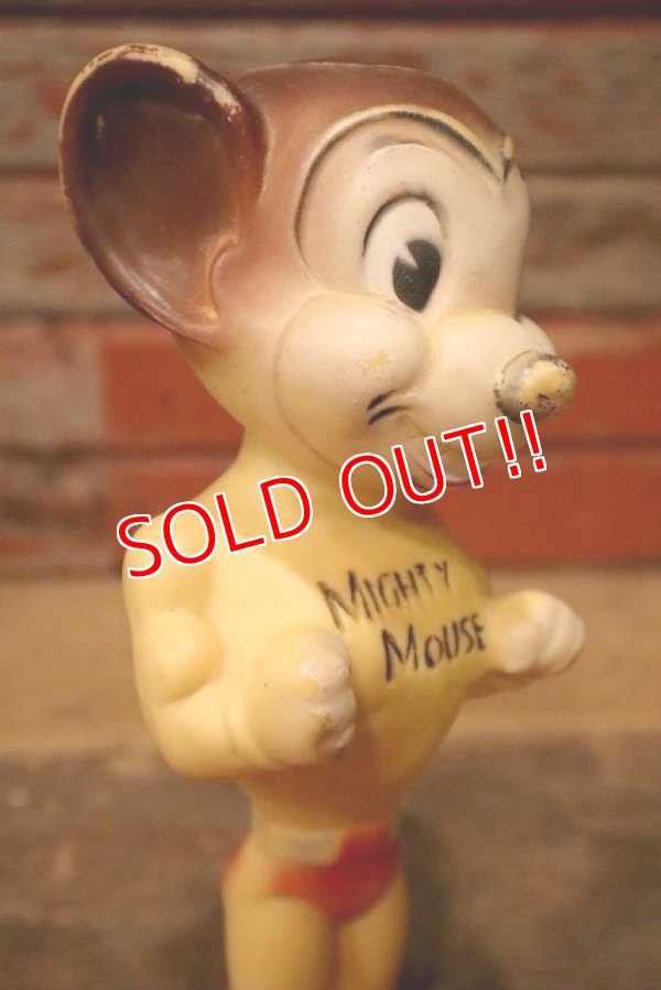画像3: ct-221201-107 Mighty Mouse / 1950's Rubber Doll