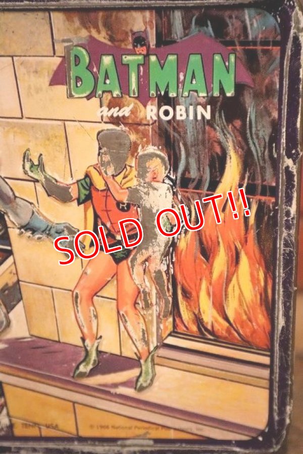 画像6: ct-221201-124 BATMAN and ROBIN / ALADDIN 1966 Metal Lunch Box