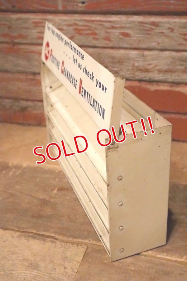 画像6: dp-221201-56 AC / 1960's POSITIVE CRANLCASE VENTILATION Metal Rack