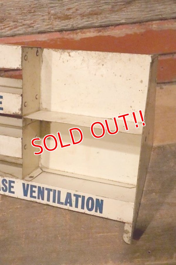 画像4: dp-221201-57 AC / 1960's POSITIVE CRANLCASE VENTILATION Metal Rack