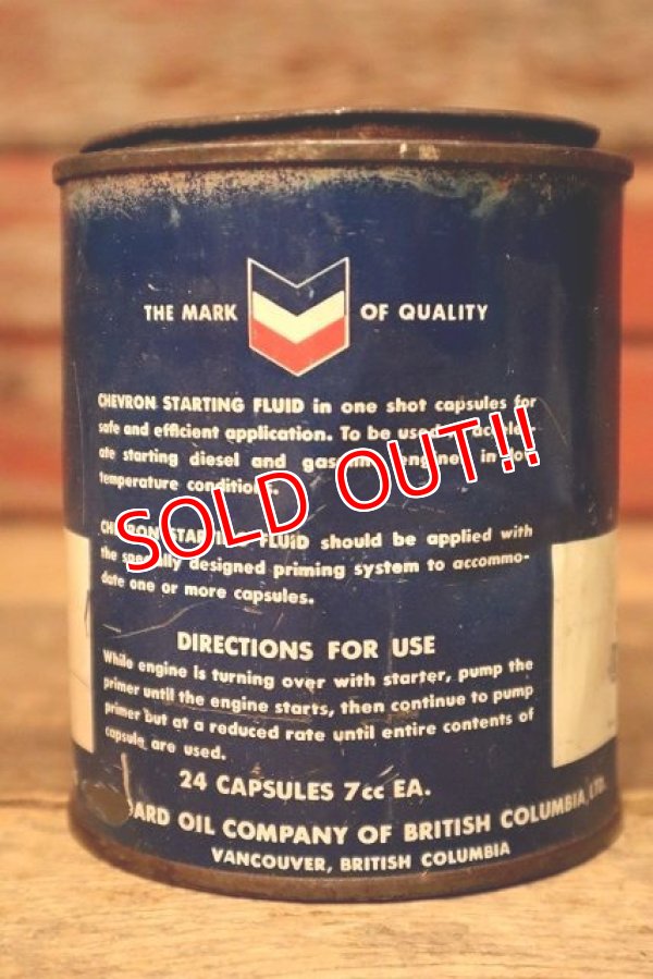 画像3: dp-230101-25 CHEVRON / 1950's Starting Fluid Can