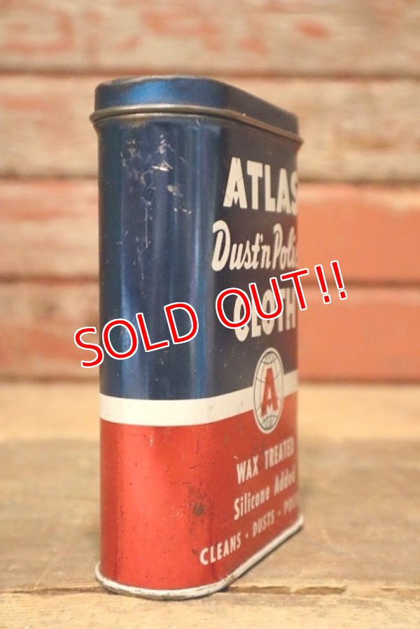 画像4: dp-221201-42 ATLAS / 1950's Polishing Cloth Can