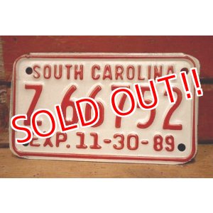 画像: dp-230101-91 SOUTH CAROLINA / 1980's License Plate