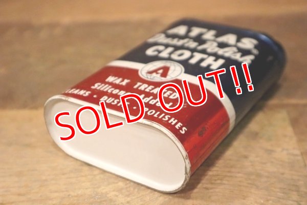 画像9: dp-221201-42 ATLAS / 1950's Polishing Cloth Can