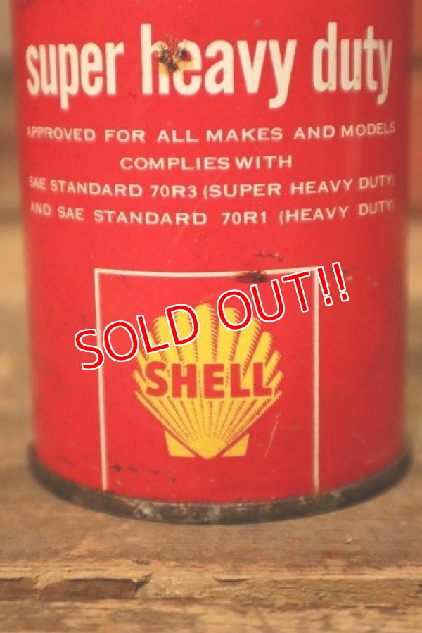 画像2: dp-230101-24 SHELL / 1960's-1970's BRAKE FLUID 12 FL.OZS. Can