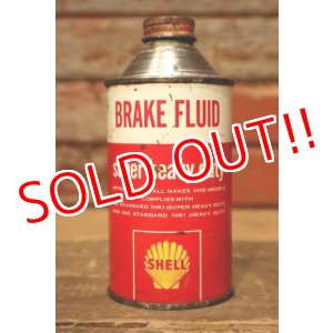 画像: dp-230101-24 SHELL / 1960's-1970's BRAKE FLUID 12 FL.OZS. Can