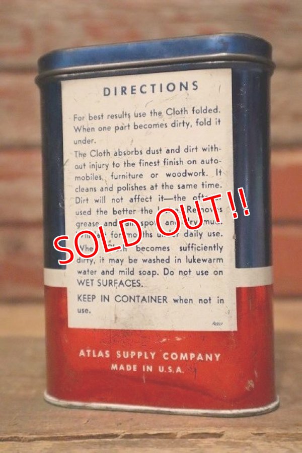 画像5: dp-221201-42 ATLAS / 1950's Polishing Cloth Can