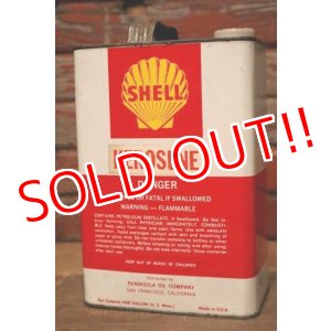 画像: dp-230101-26 SHELL / 1960's-1970's KEROSENE ONE GALLON Can
