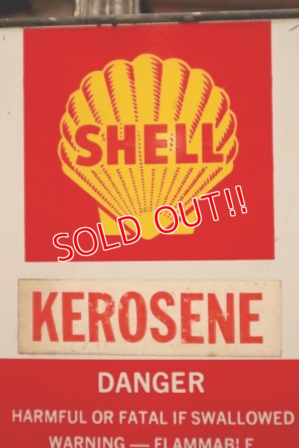 画像2: dp-230101-26 SHELL / 1960's-1970's KEROSENE ONE GALLON Can