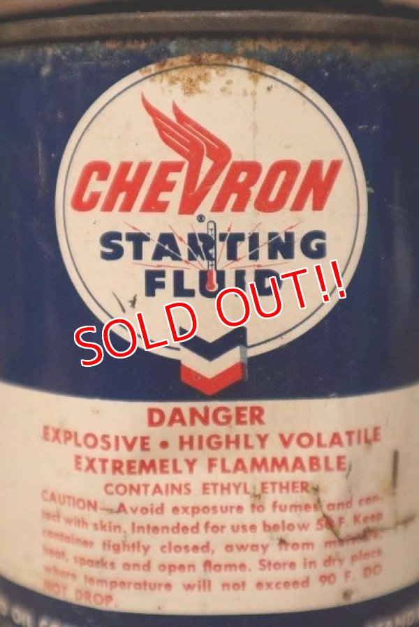 画像2: dp-230101-25 CHEVRON / 1950's Starting Fluid Can