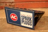 画像: dp-221201-54 AC Spark Plugs / 1960's Metal Rack Sign