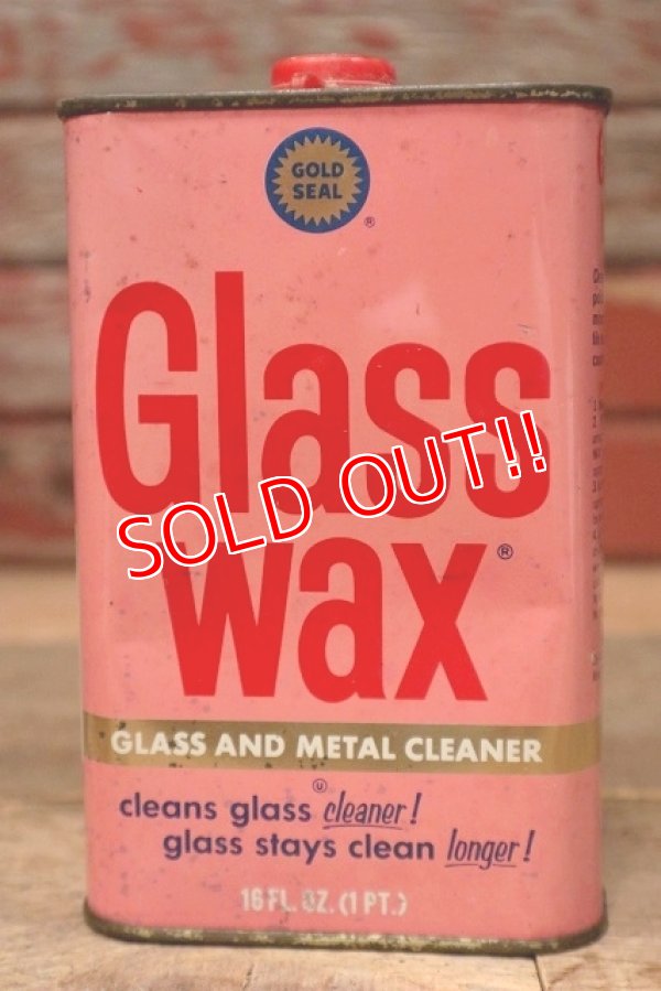 画像1: dp-220901-92 GOLD SEAL Glass Wax / Vintage Tin Can