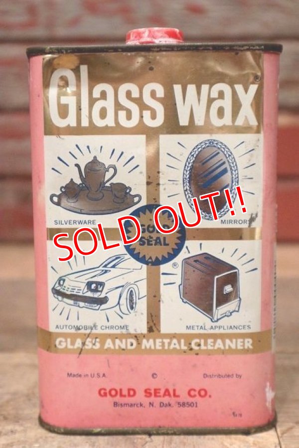 画像2: dp-220901-92 GOLD SEAL Glass Wax / Vintage Tin Can