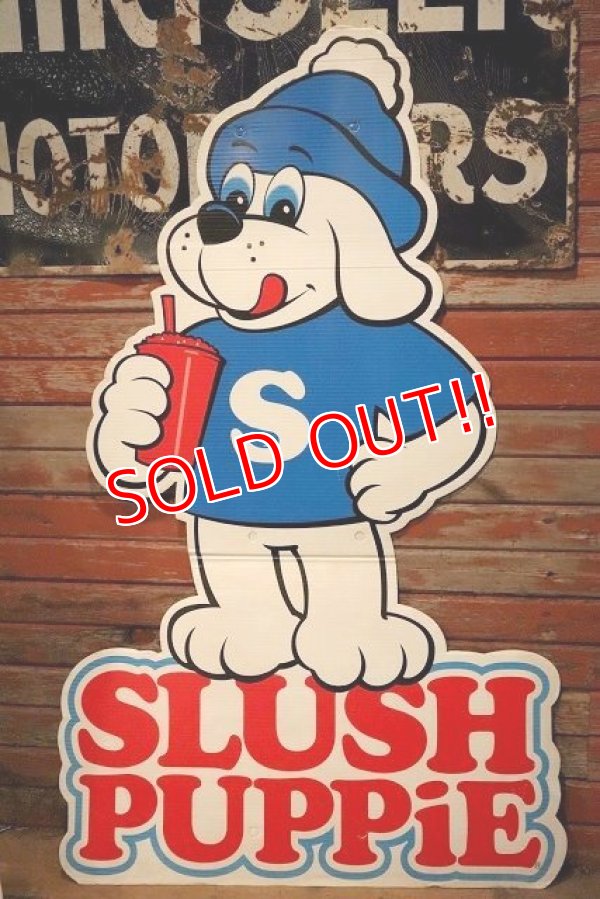 画像1: ct-221201-95 SLUSH PUPPiE / 1990's Cardboard Sign