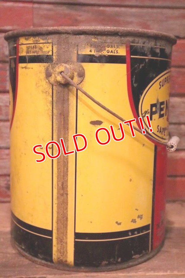 画像6: dp-230101-04 PENNZOIL / 1960's-1970's 5 U.S. GALLONS OIL CAN