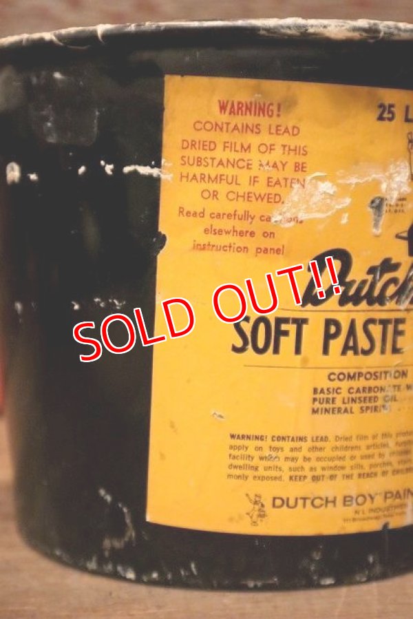 画像3: dp-230101-98 Dutch Boy / 1960's 〜Soft Paste White Lead Bucket