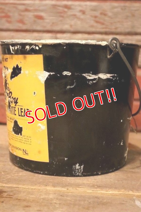 画像4: dp-230101-98 Dutch Boy / 1960's 〜Soft Paste White Lead Bucket