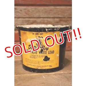 画像: dp-230101-98 Dutch Boy / 1960's 〜Soft Paste White Lead Bucket