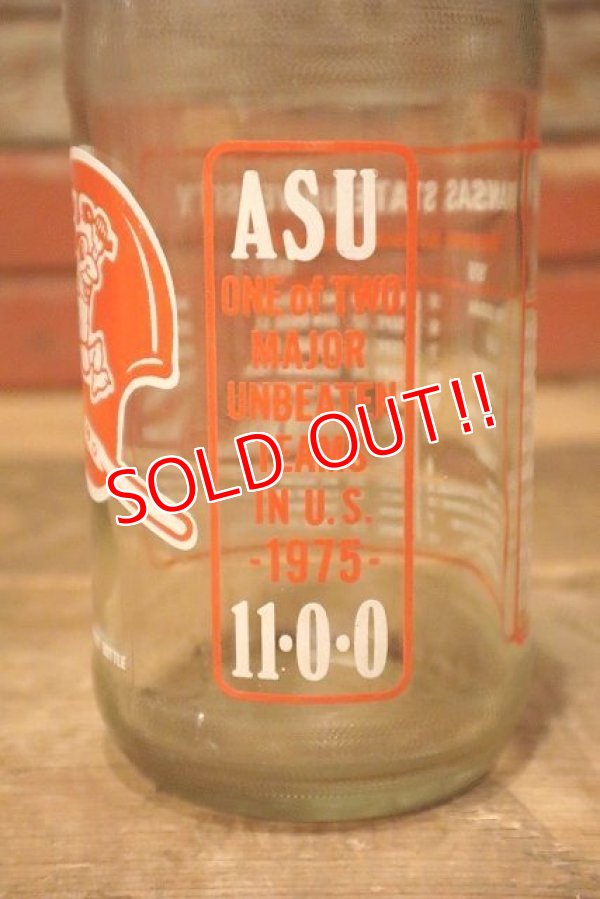 画像3: dp-230101-65 Arkansas State University / Arkansas State Indians 1976 Dr Pepper Bottle