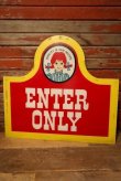 画像1: dp-230201-03 WENDY'S / Drive-Thru Sign "ENTER ONLY"