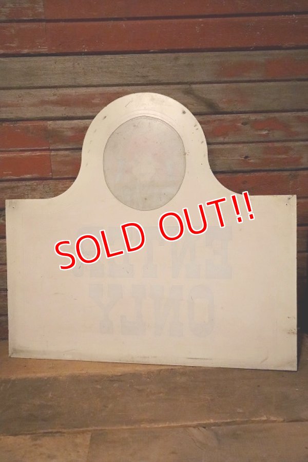 画像8: dp-230201-03 WENDY'S / Drive-Thru Sign "ENTER ONLY"