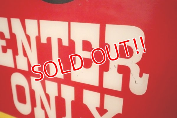 画像3: dp-230201-03 WENDY'S / Drive-Thru Sign "ENTER ONLY"