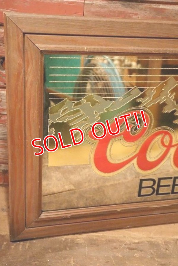 画像2: dp-230101-52 Coors BEER / 1983 Pub Mirror