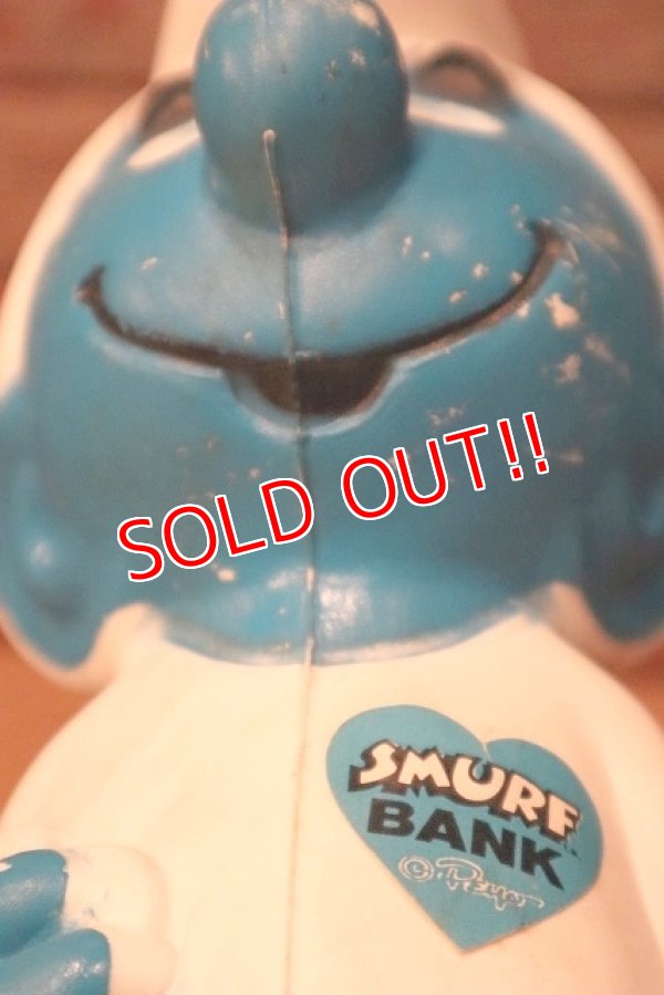 画像8: ct-230201-03 Smurf / 1980's Plastic Coin Bank