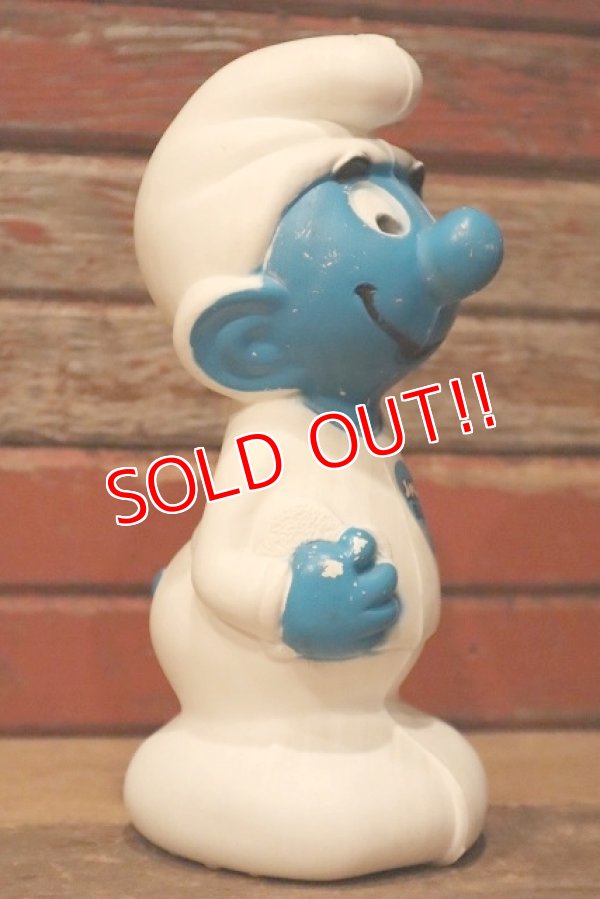 画像4: ct-230201-03 Smurf / 1980's Plastic Coin Bank