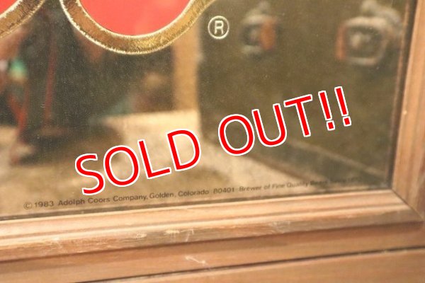画像4: dp-230101-52 Coors BEER / 1983 Pub Mirror