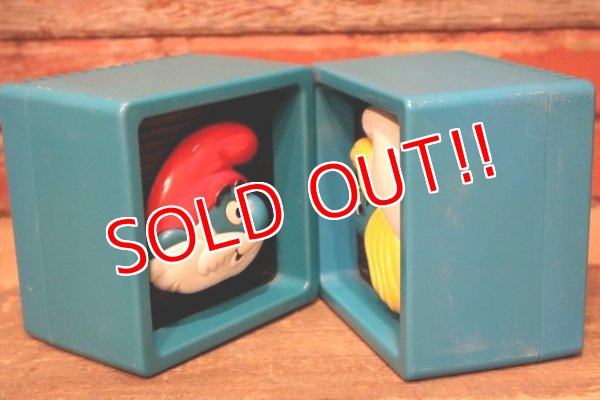 画像4: ct-221201-46 Papa Smurf & Smurfette / 1980's Speakers Set