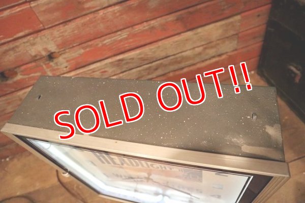 画像12: dp-230101-44 HEADLIGHT WORK CLOTHES 1940's Advertising Neon Clock