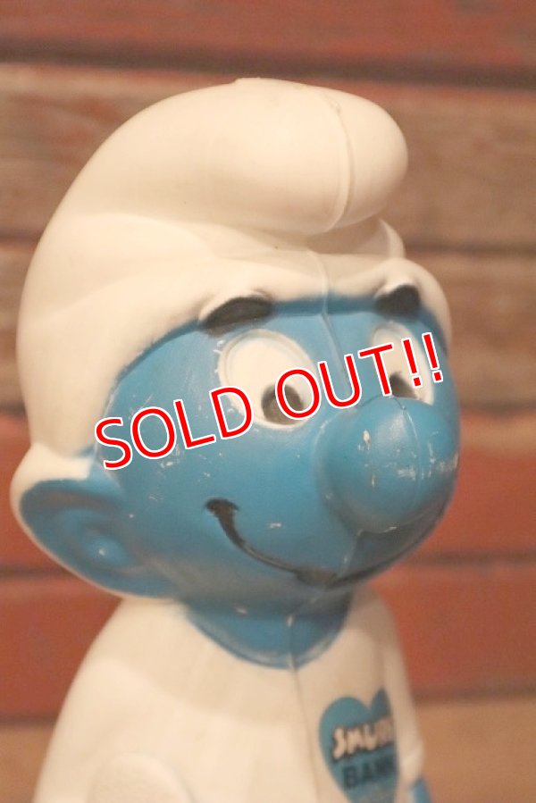 画像2: ct-230201-03 Smurf / 1980's Plastic Coin Bank