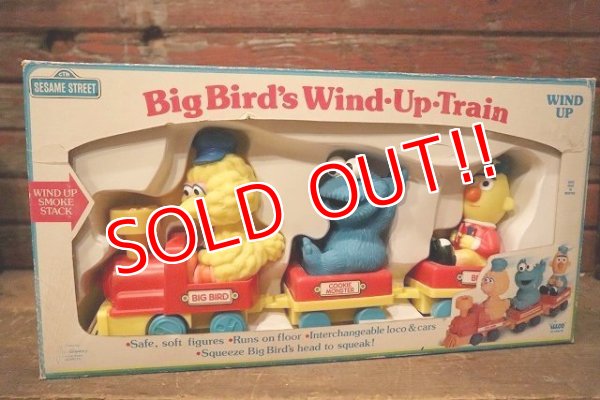 画像1: ct-230201-10 SESAME STREET / ILLCO 1989 Big Bird's Wind-Up Train