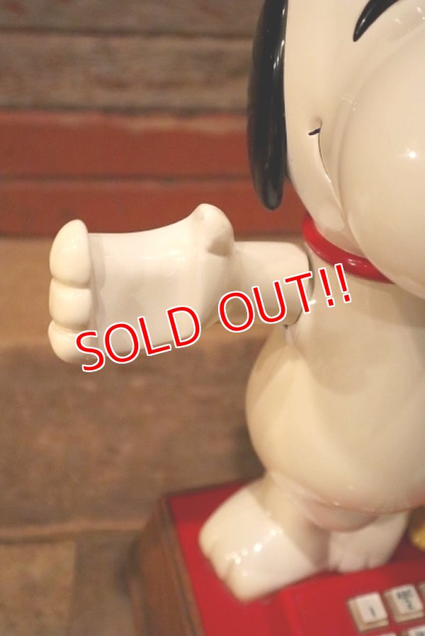 画像9: ct-230201-20 Snoopy & Woodstock / 1976 Telephone