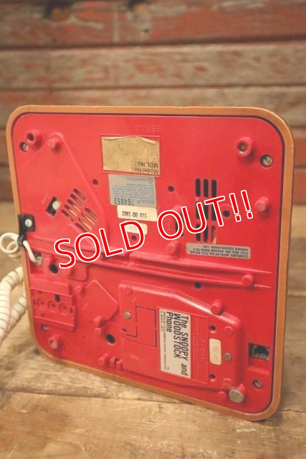 画像11: ct-230201-20 Snoopy & Woodstock / 1976 Telephone