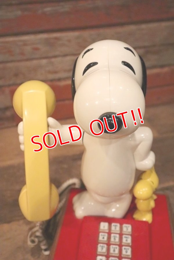 画像2: ct-230201-20 Snoopy & Woodstock / 1976 Telephone
