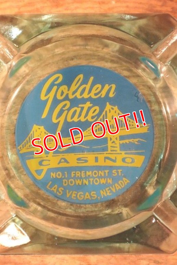 画像1: dp-230201-09 golden Gate CASINO / Vintage Ashtray