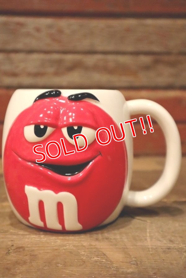 画像1: ct-230101-15 Mars / M&M's 2003 Ceramic Mug Red 