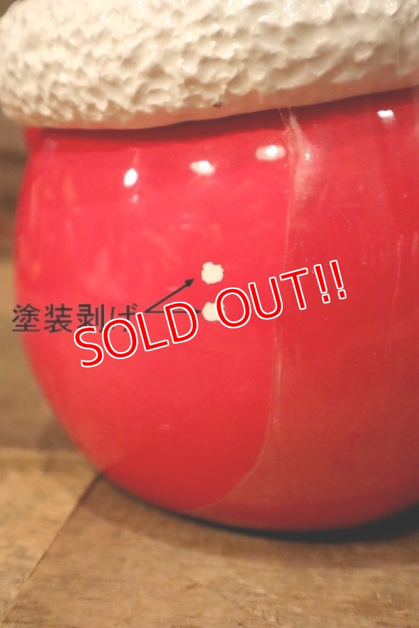 画像7: ct-230101-15 Mars / M&M's 2004 Ceramic Jar Santa Red