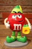 画像1: ct-230101-15 Mars / M&M's Santa's Lil' Elf Candy Dispenser Red