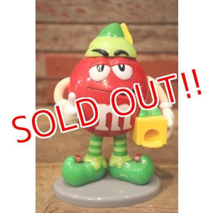 画像: ct-230101-15 Mars / M&M's Santa's Lil' Elf Candy Dispenser Red