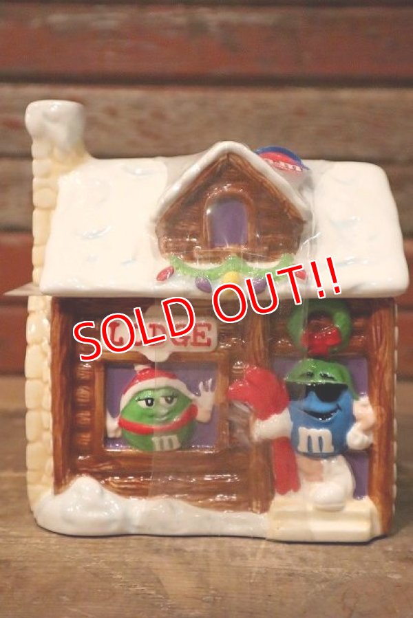 画像1: ct-230101-15 Mars / M&M's 2003 Ceramic Lodge Cookie Jar