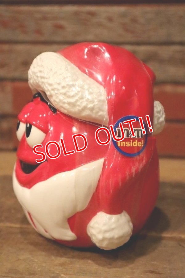 画像3: ct-230101-15 Mars / M&M's 2004 Ceramic Jar Santa Red