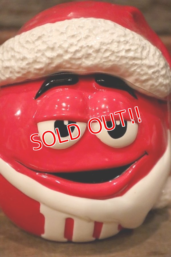 画像2: ct-230101-15 Mars / M&M's 2004 Ceramic Jar Santa Red