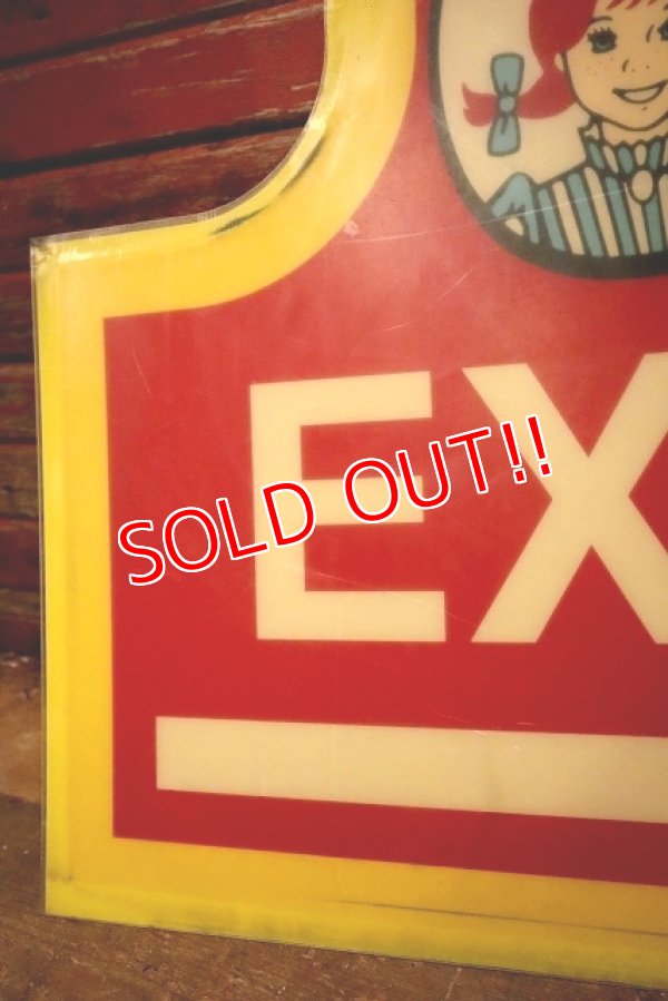 画像3: dp-230101-42 WENDY'S / Drive-Thru Sign "EXIT"