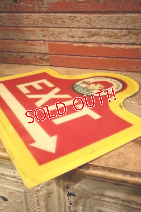 画像6: dp-230101-42 WENDY'S / Drive-Thru Sign "EXIT"