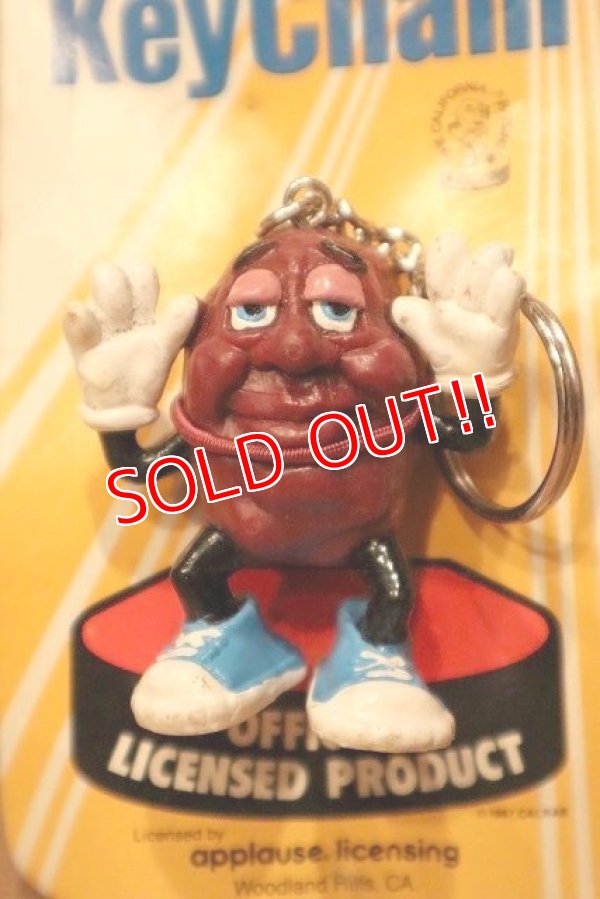 画像2: ct-221201-53 California Raisins / 1987 PVC Keychain  "Justin X. Grape"