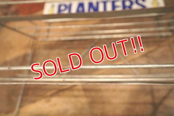 画像10: ct-230101-17 PLANTERS / MR.PEANUT 1970's-1980's Counter Display Wire Rack